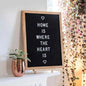 Pizarrón de Letras Intercambiables – Madera Negra con Trípode y Accesorios