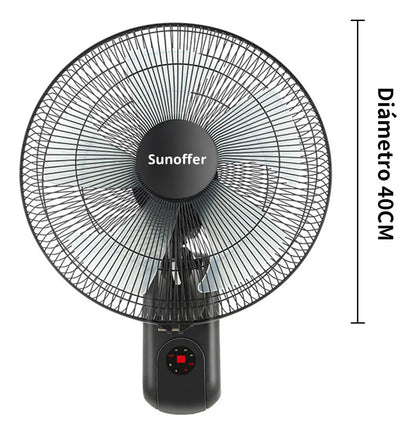 Ventilador de Pared de 16” – Oscilante, Silencioso y con Temporizador