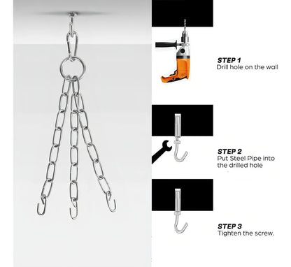 Saco de Boxeo Colgante 120 cm – Profesional, Resistente y con Accesorios