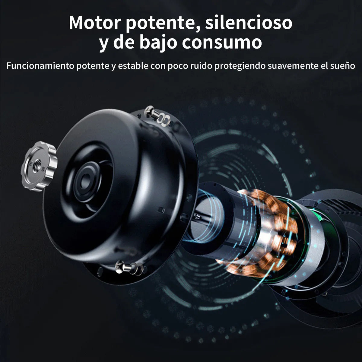 Ventilador de Pared de 16” – Oscilante, Silencioso y con Temporizador