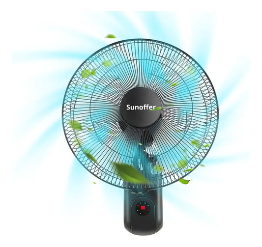 Ventilador de Pared de 16” – Oscilante, Silencioso y con Temporizador